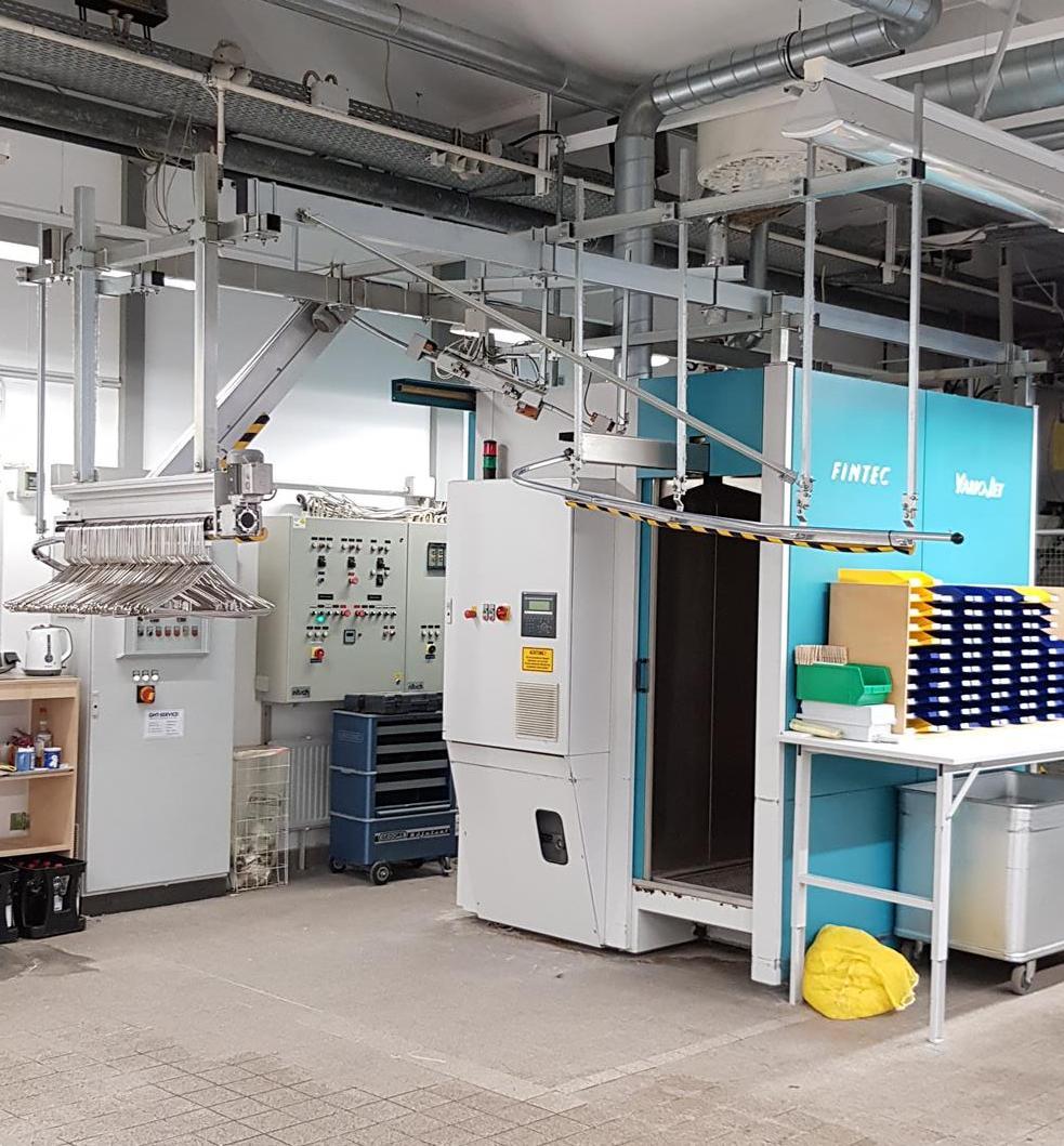 Icon Tunnel Finishing System Fintec Variojet 150 D-R